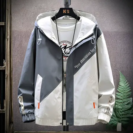 春季外套男2023新款韩版潮流男士春装青少年男生春秋休闲夹克男装商品大图