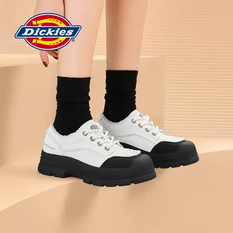 Dickies乐福鞋女2025秋季新款女鞋英伦风小皮鞋厚底增高通勤单鞋商品大图