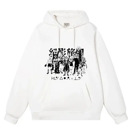 HunterxHunter全职猎人漫画周边联名卫衣男女连帽加绒加厚情侣装商品大图