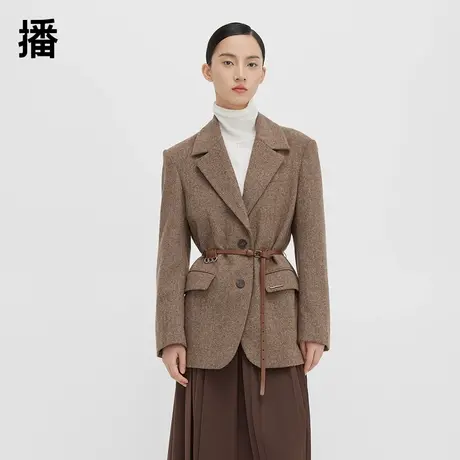 播利落感戗驳领西装DDQ4XD5512图片