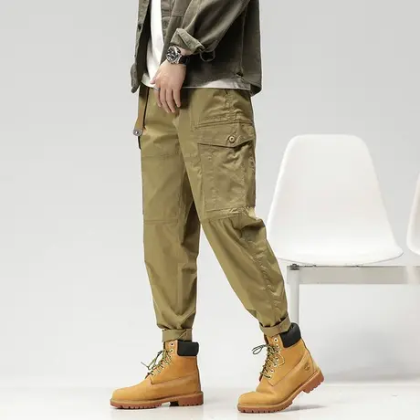 长裤男夏薄款百搭工装裤潮牌高端裤子潮流宽松裤子男款夏季百搭商品大图