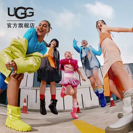 UGG2023秋冬新款男女同款多巴胺靴时尚雪地靴防泼水靴1144059图片