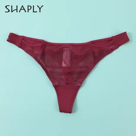 【商场同款】Shaply/莎莲妮性感高叉丁字T透气低腰内裤女SC19210商品大图