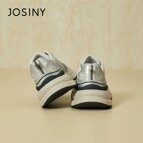 Josiny/卓诗尼老爹鞋2024新款春季增高运动鞋爆款百搭厚底休闲鞋商品大图