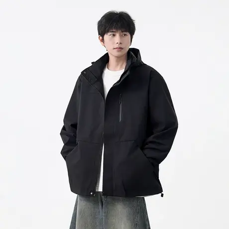 回力三合一冲锋外套男士春秋季2025新款工装夹克男生登山防风衣服商品大图