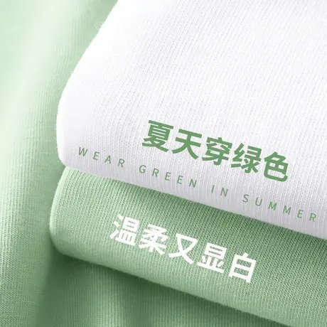 ZR真维斯t恤女2023新款夏季短袖流行时尚休闲高级感宽松半袖t恤女商品大图