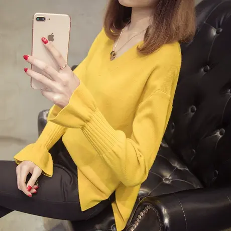 毛衣女装2024年新款春秋季女士春款春装宽松外穿上衣打底衫洋气潮图片