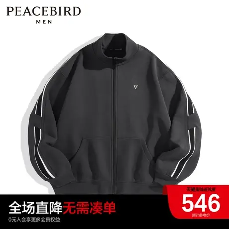 【音乐青年】太平鸟男装 2023年秋季新款拉链开衫卫衣B1CRD3309图片