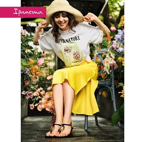 Ipanema依帕 巴西进口凉鞋女新款夏季平底夹趾罗马凉拖外穿83332商品大图