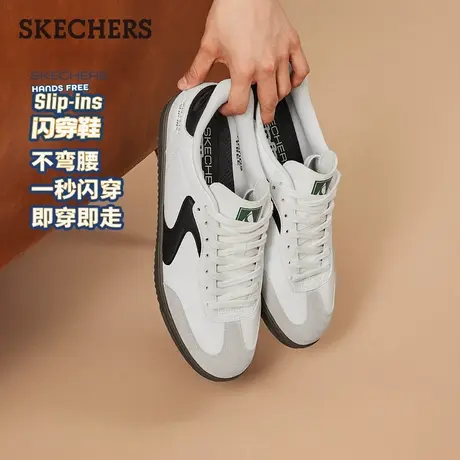 斯凯奇闪穿鞋|2025年夏季新款撞色百搭德训鞋简约舒适板鞋休闲鞋商品大图