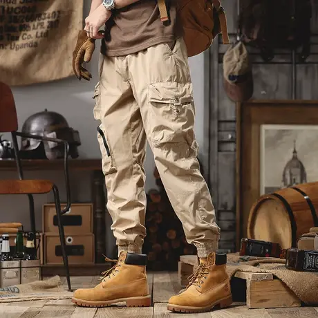 Modi Nick/摩帝尼克潮流休闲男士工装长裤宽松直筒户外百搭休闲裤商品大图