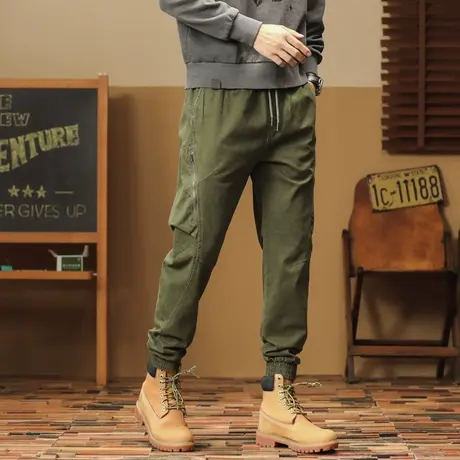 男款裤子百搭工装裤男秋冬季男裤大码工装裤休闲裤男士上档次裤子商品大图