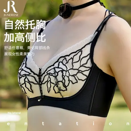 六月玫瑰性感内衣女聚拢小胸显胸大上托内衣防下垂收副乳聚拢商品大图