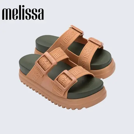 Melissa/梅丽莎COZY女士日常户外沙滩度假厚底勃肯拖鞋35977商品大图