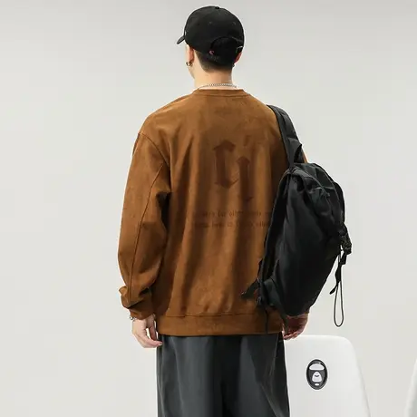 男士宽松时尚秋季男装男士春秋卫衣潮牌男装青少年男士长袖卫衣图片