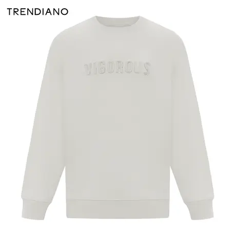 TRENDIANO立体贴绣字母卫衣2024年春季新款宽松休闲百搭上衣男潮商品大图