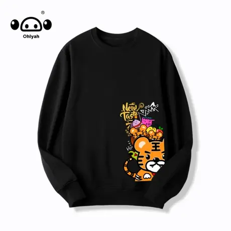 卫衣女潮ins无帽印花2023春秋季薄款宽松美式bf情侣oversize外套商品大图