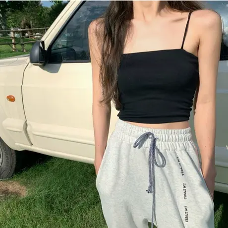 美背内衣女无钢圈薄款小胸聚拢运动吊带背心抹胸式一体裹胸文胸罩图片
