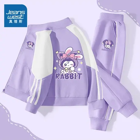 真维斯童装女童春装2025新款运动套装春秋款儿童衣服女大童两件套商品大图