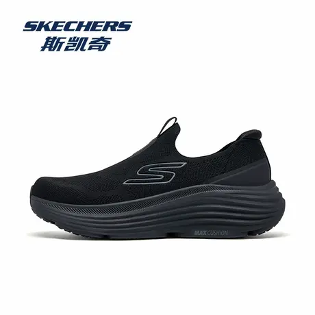 Skechers/斯凯奇2025新款男一脚蹬厚底运动休闲鞋透气缓震健步鞋商品大图