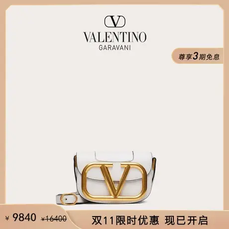 【限时优惠】华伦天奴VALENTINO女士 SUPERVEE小号小牛皮斜挎包图片