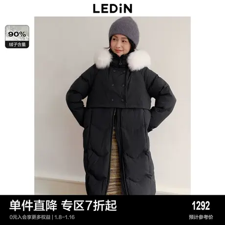 【商场同款】乐町甜美风衣式羽绒服冬季新款外套C1ACD4517图片