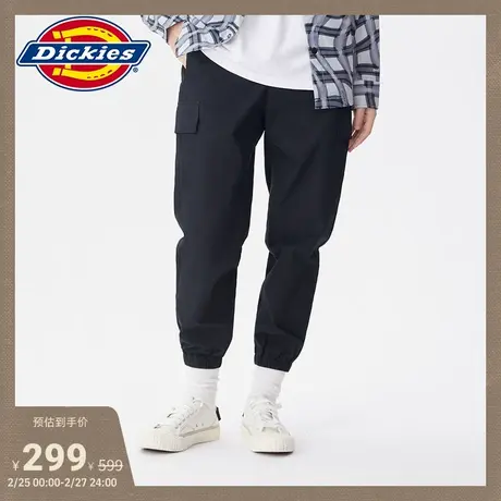 Dickies 春夏 橡筋腰头口袋工装裤休闲长裤宽松商品大图
