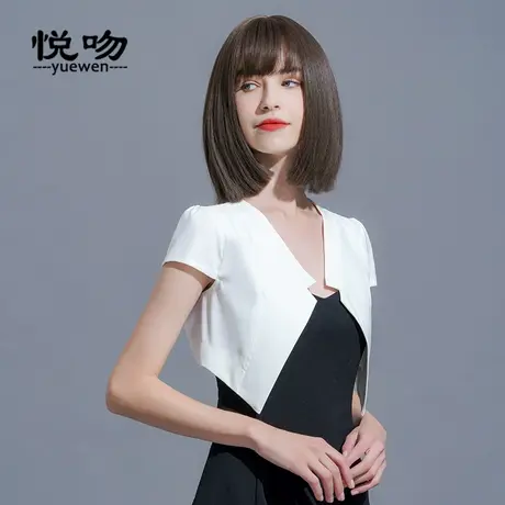 高级感短袖小坎肩外搭短外套上衣2023新款开衫薄款女小披肩夏短款图片