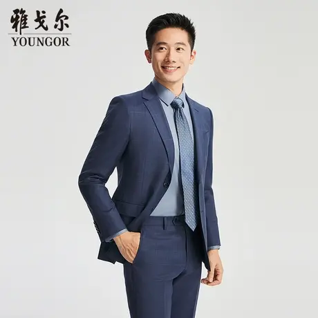 【商城同款】雅戈尔男士西服春季新款官方商务休闲正装西装外套男图片