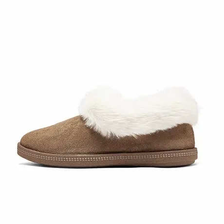 Skechers斯凯奇女士加绒短靴绒面超柔软贴脚保暖锁温耐磨雪地靴图片