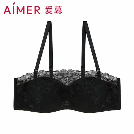 爱慕内衣女春日序曲中厚模杯小胸聚拢防走光抹胸文胸胸罩AM128261商品大图