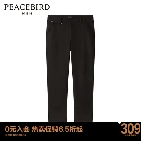 太平鸟男装 2023年冬季新款休闲裤宽松长裤B1GBC4Y23图片