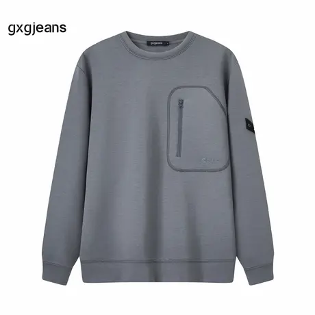 gxg.jeans男装2024年秋季新款圆领卫衣J24X313122商品大图