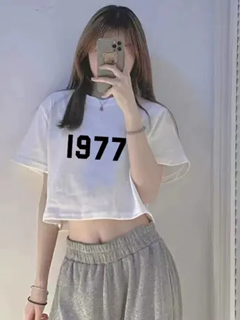 独特别致小衫短袖上衣2023年夏季新款宽松女装设计感小众白色T恤图片