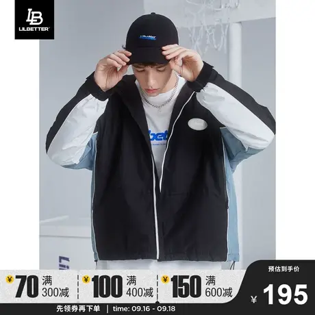 Lilbetter棉服男秋冬潮流上衣加厚保暖国潮撞色棉衣外套男装LB潮商品大图