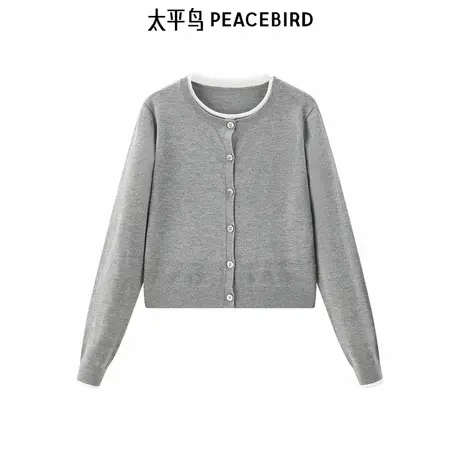 太平鸟女装年秋季新款假两件套头衫A1EEE3433商品大图