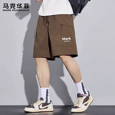 马克华菲美式工装短裤男士夏季2025新款五分裤男宽松休闲中裤子X商品大图