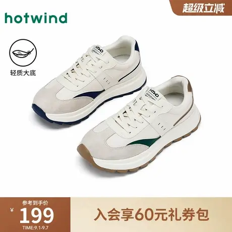 热风2025年春季新款男士时尚休闲鞋商品大图
