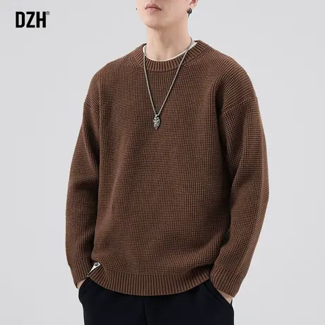 男士毛衣男秋冬季慵懒风针织衫外套男款2023新款秋装上衣毛线衣服商品大图