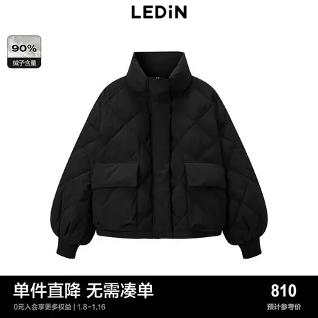 【商场同款】乐町冬季新款保暖时尚立领泡芙羽绒服C1ACD4246图片