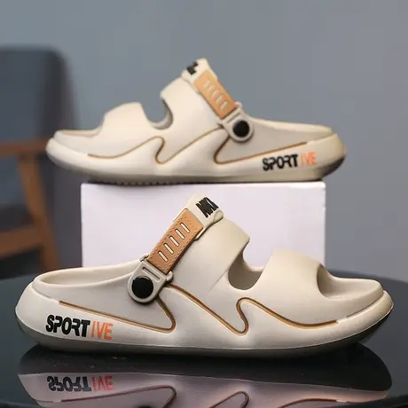 拖鞋男夏季外穿2024新款潮流防滑踩屎感越南凉拖运动开车沙滩凉鞋商品大图