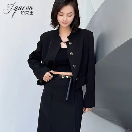 新中式小西装外套2023秋季新款复古中国风高级感气质短款西服上衣图片