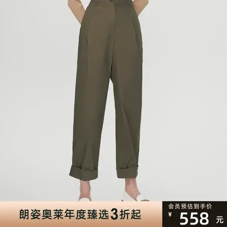 LANCY/朗姿新款时尚宽松休闲长裤子女士商场同款专柜正品商品大图