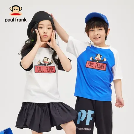 大嘴猴男女童装短袖t恤2023年夏季新品半袖中大儿童纯棉上衣体恤商品大图