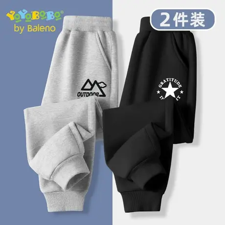 班尼路童装YBB系列男童休闲裤秋季新款儿童运动裤子男孩宽松卫裤图片