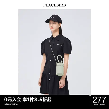 太平鸟时尚年春季新款优雅针织连衣裙A1FAC2105图片