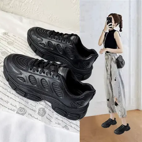 老爹鞋女ins潮2021秋季新款韩版百搭街拍网红超火增高休闲运动鞋图片