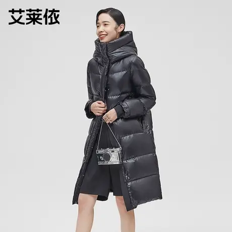 【直播】艾莱依大鹅羽绒服女冬季大牌高端衣服时尚长款鹅绒外套商品大图