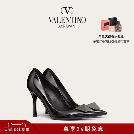 【24期免息】华伦天奴VALENTINO女士 ONE STUD 漆皮高跟鞋图片
