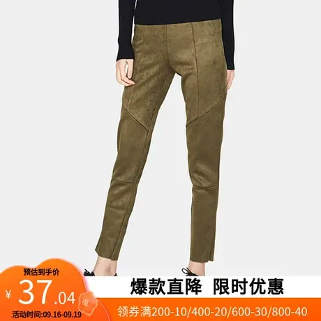 艾格2022冬季新品气质女装时尚百搭休闲长裤Y766商品大图